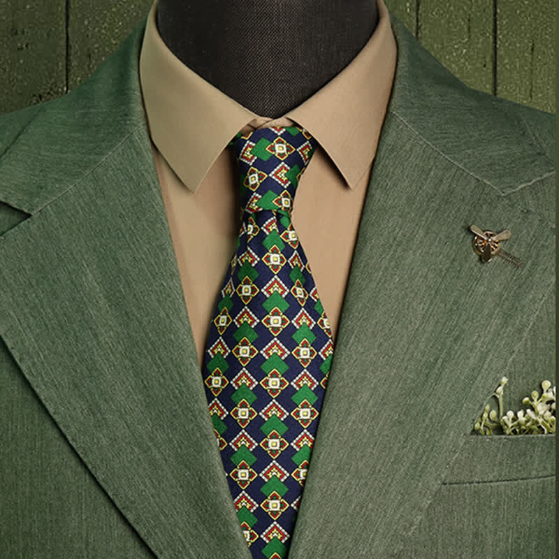 medallion necktie