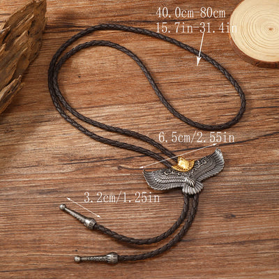 Clearance: Retro Flying Eagle Spreading Wings Bolo Tie