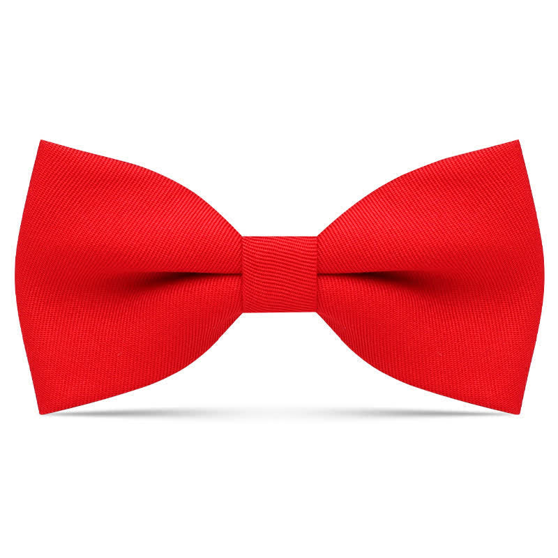 Kid's Interesting Cartoon Animal Motifs Bow Tie - Red Twilled - image 19