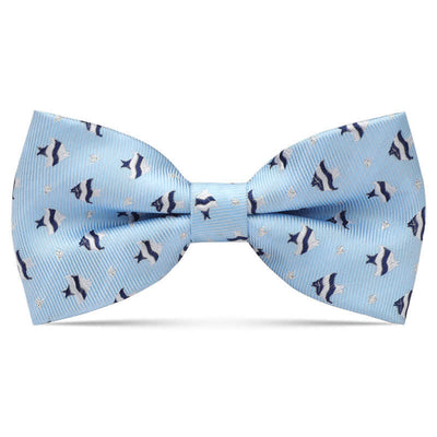Kid's Interesting Cartoon Animal Motifs Bow Tie - SkyBlue Fish - image 23