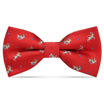 Kid's Interesting Cartoon Animal Motifs Bow Tie - Red Deer - image 12