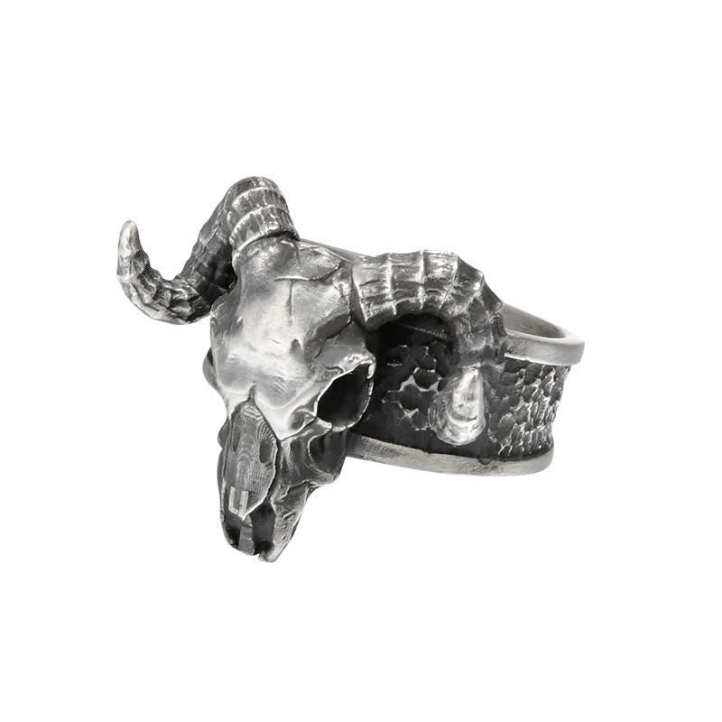 FREE Today: Men's Devil Hell Ghost Goat Opening Adjustable Ring - image 3