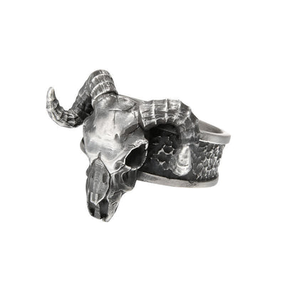 FREE Today: Men's Devil Hell Ghost Goat Opening Adjustable Ring - image 3
