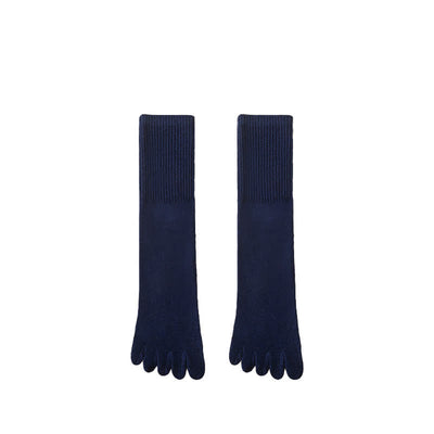Men's Leisure Split-Toe Wool Blend Athletic Crew Socks