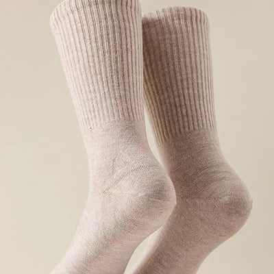 Men's Leisure Split-Toe Wool Blend Athletic Crew Socks