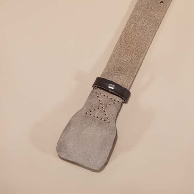 Timeless Square Buckle Double Prong Cowhide Leather Belt