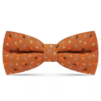 Men's Delicate Floral printed Design Cotton Bow Tie