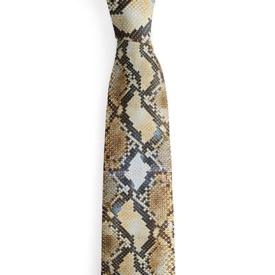 Men's Fun Stylish Animal Skin Printed Necktie