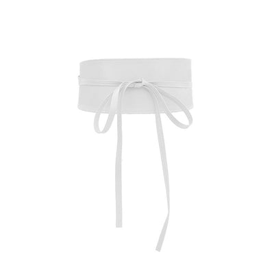Wide Waist Belt For Women Lashing Leather Corset Belt