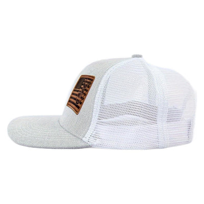 Geometric Deer's Head Flag Adjustable Men's Trucker Hat