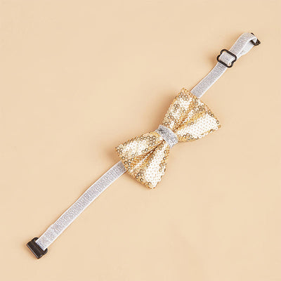Sparkle Sequin Adjustable Collar Pet Bow Tie