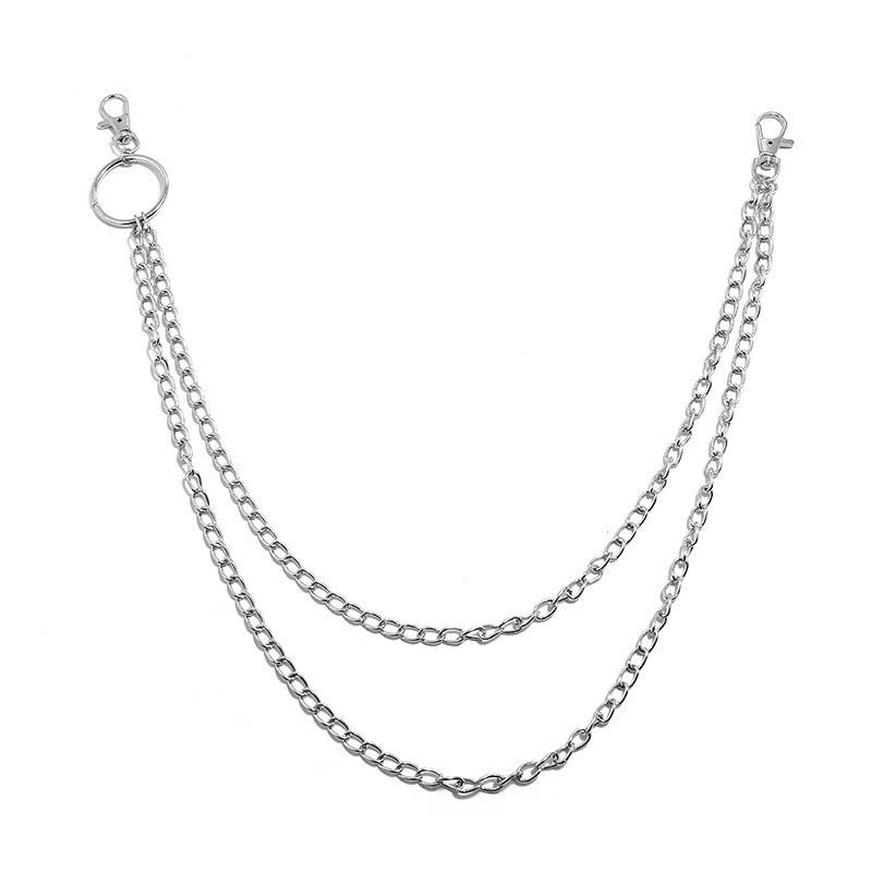 Punk Belt Chain Three Layers Gothic Waist Chain