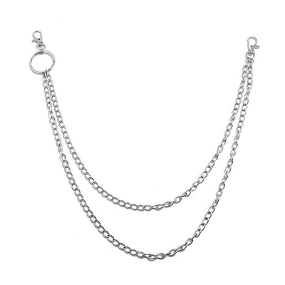 Punk Belt Chain Three Layers Gothic Waist Chain