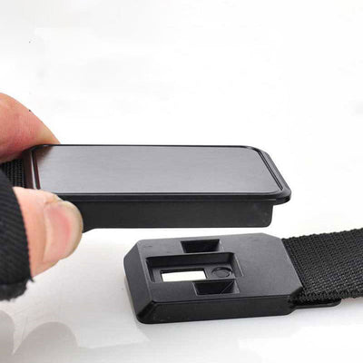 Men's Stretch Nylon Magnet Buckle Belt