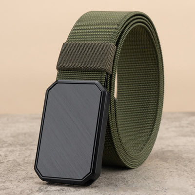 Men's Stretch Nylon Magnet Buckle Belt