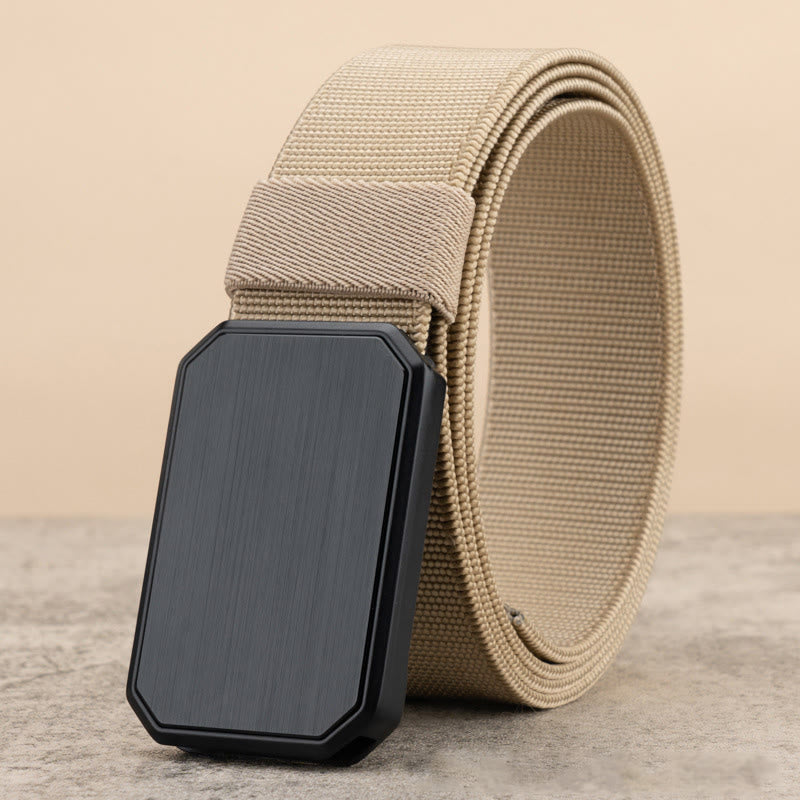 Men's Stretch Nylon Magnet Buckle Belt