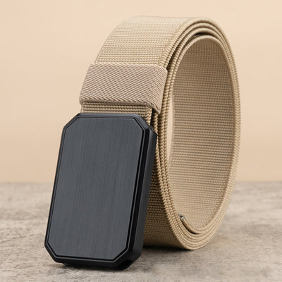 Men's Stretch Nylon Magnet Buckle Belt