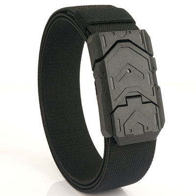 Men's Quick Release Magnetic Buckle Stretchable Nylon Belt