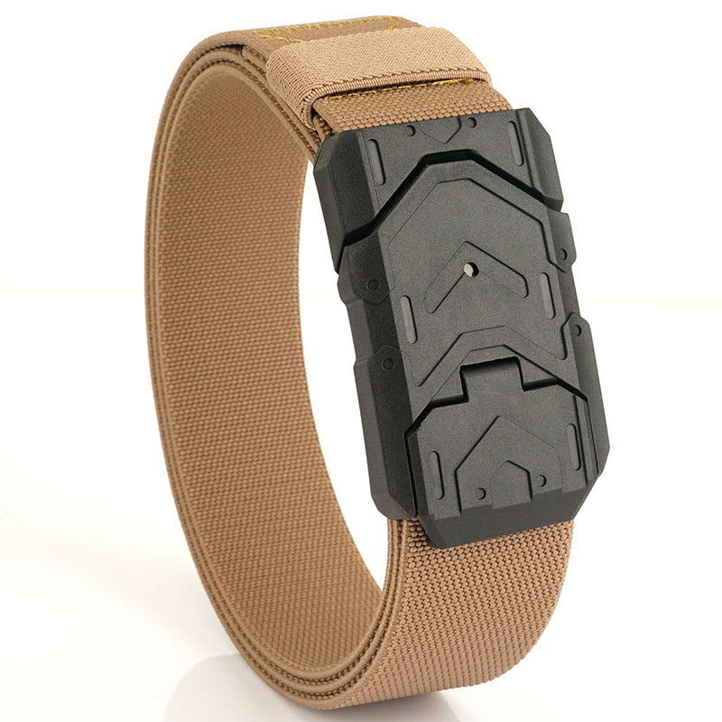 Men's Quick Release Magnetic Buckle Stretchable Nylon Belt