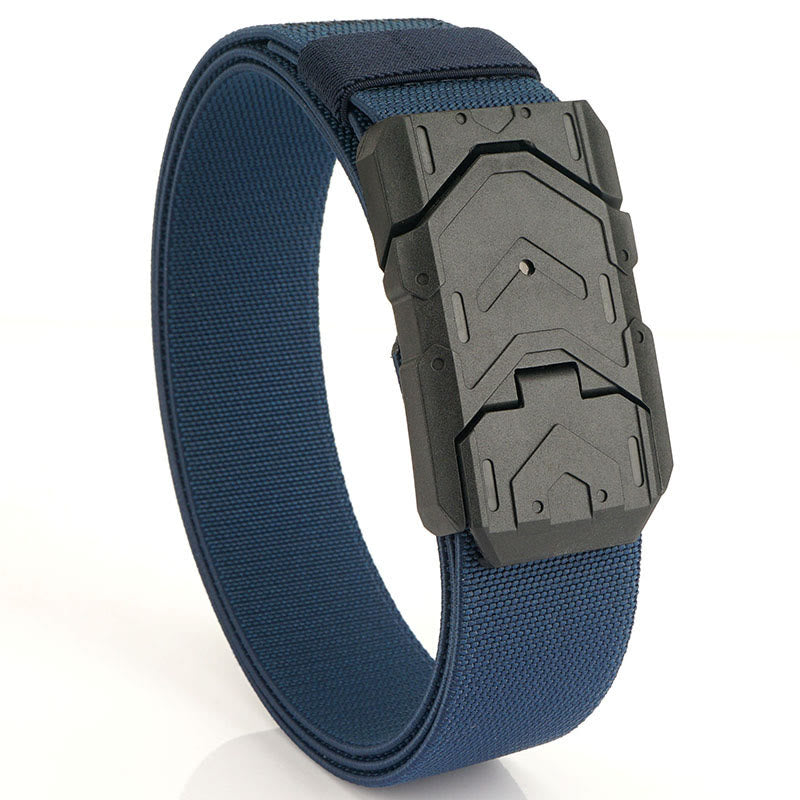 Men's Quick Release Magnetic Buckle Stretchable Nylon Belt