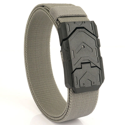 Men's Quick Release Magnetic Buckle Stretchable Nylon Belt