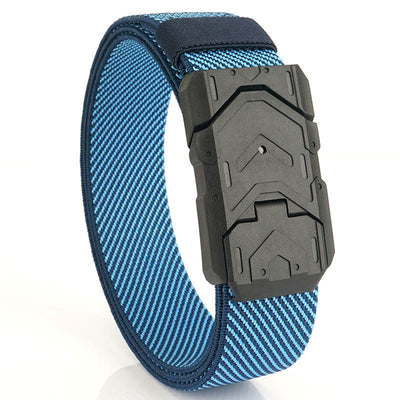 Men's Quick Release Magnetic Buckle Stretchable Nylon Belt