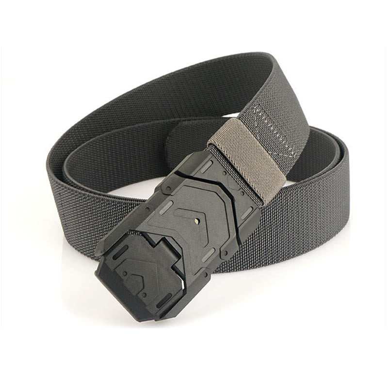 Men's Quick Release Magnetic Buckle Stretchable Nylon Belt