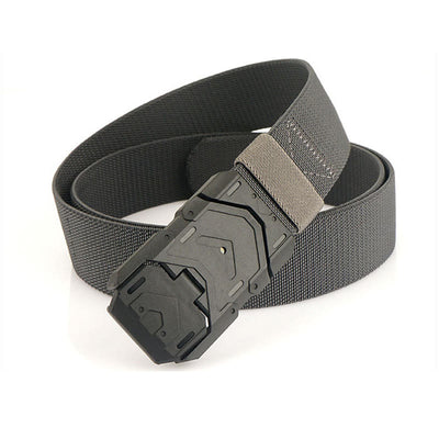 Men's Quick Release Magnetic Buckle Stretchable Nylon Belt