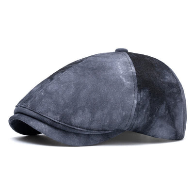 Spring Stylish Tie-dyed Newsboy Cotton Beret Hat