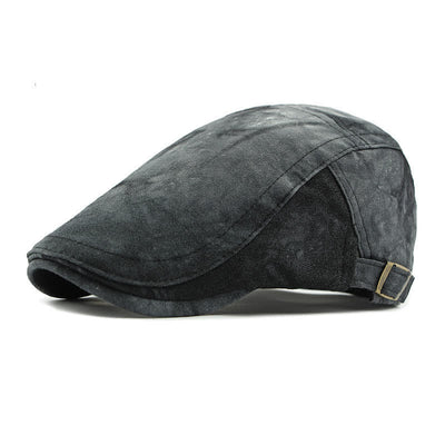 Vintage Style Tie-dyed Cotton Newsboy Beret Hat