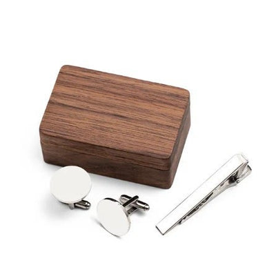 Custom Your Text Wedding Tie Bar Cufflinks For Mens Wear