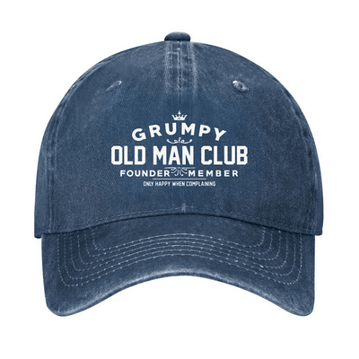 Grumpy Old Man Club Adjustable Baseball Cap