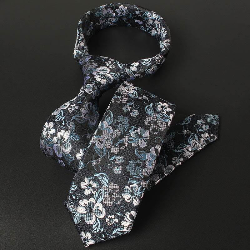 Men's Blooming Flowers Tender Pattern Necktie