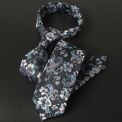 Men's Blooming Flowers Tender Pattern Necktie