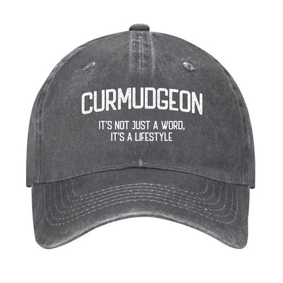Curmudgeon Is A Lifestyle Adjustable Baseball Cap