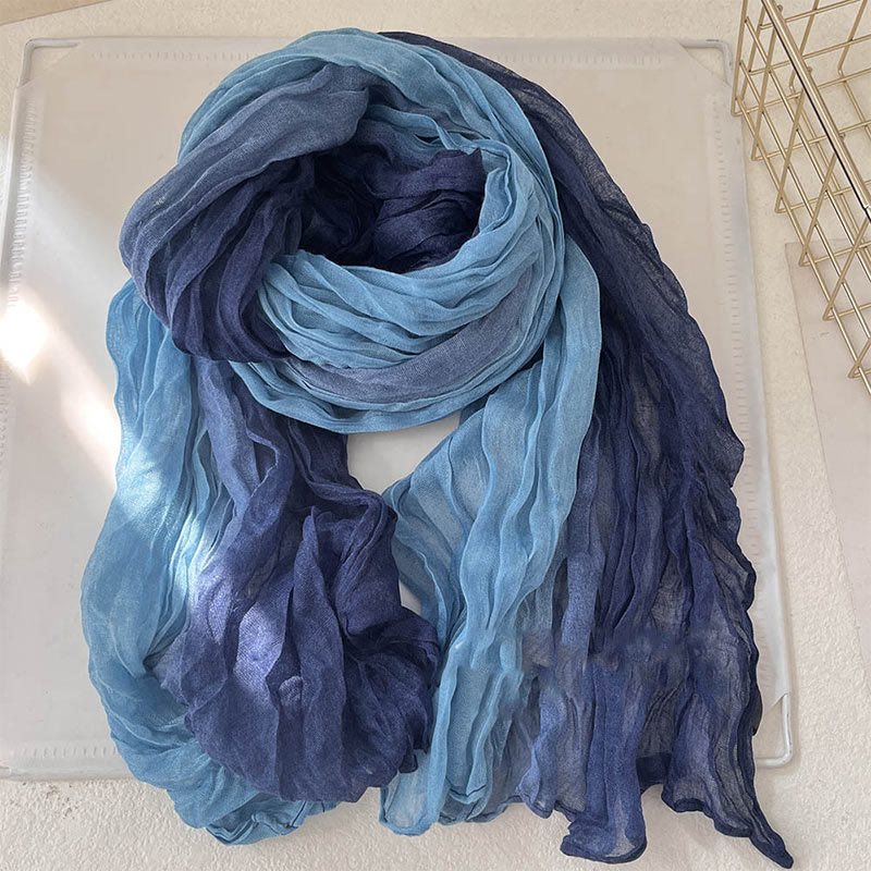 Women's Gradient Solid Color Thin Scarf – FloralTrip