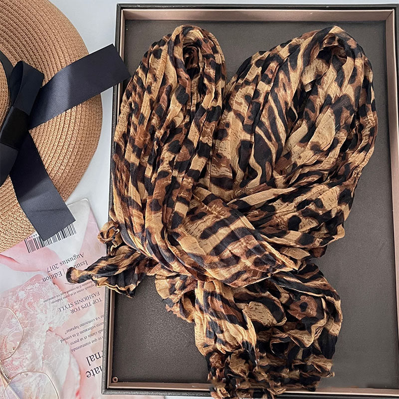 Women's Gradient Solid Color Thin Scarf
