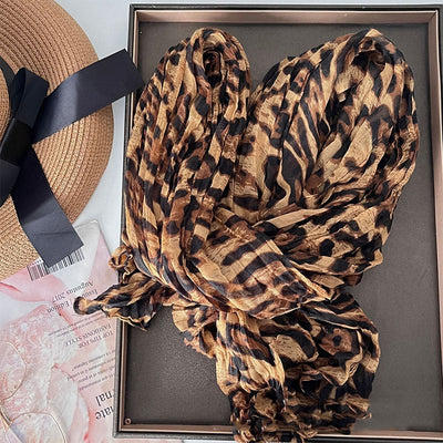 Women's Gradient Solid Color Thin Scarf