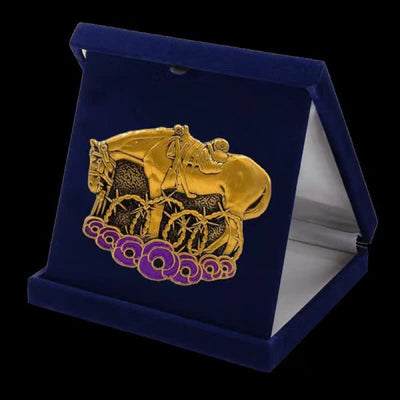 War Horse Remembered Purple Poppy Brooch