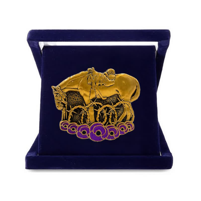 War Horse Remembered Purple Poppy Brooch