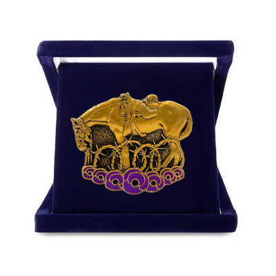 War Horse Remembered Purple Poppy Brooch