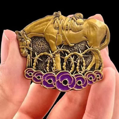War Horse Remembered Purple Poppy Brooch