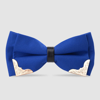 Men's Classic Metal Gold Bow Tie
