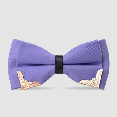 Men's Classic Metal Gold Bow Tie