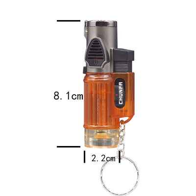 Windproof Triple Burner Lighter Refillable Butane Lighter