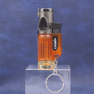 Windproof Triple Burner Lighter Refillable Butane Lighter