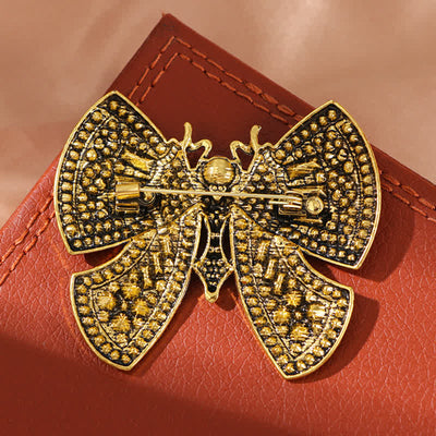 Women's Butterfly Art Decor Crystal Rhinestones Brooch