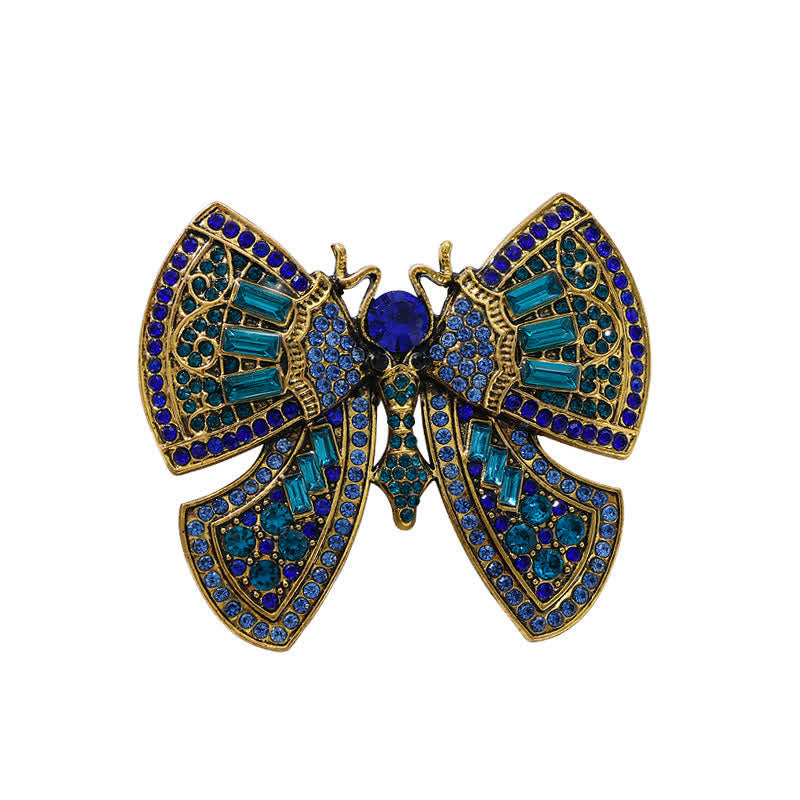 Women's Butterfly Art Decor Crystal Rhinestones Brooch