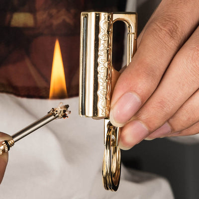 Portable Permanent Match Keychain Kerosene Lighter