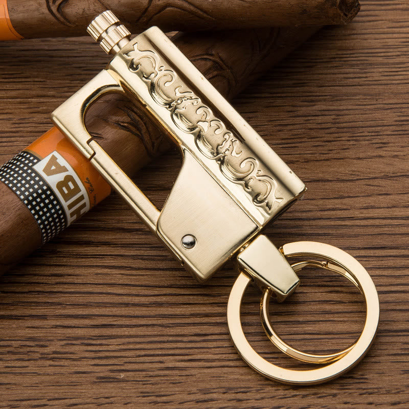 Portable Permanent Match Keychain Kerosene Lighter